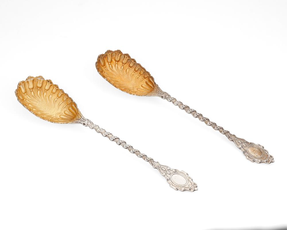 A PAIR OF BUCCELLATI STERLING