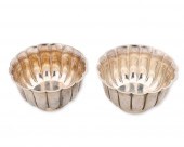 A PAIR OF BULGARI STERLING SIL