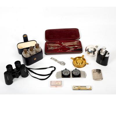 A pair of Bushnell binoculars, a