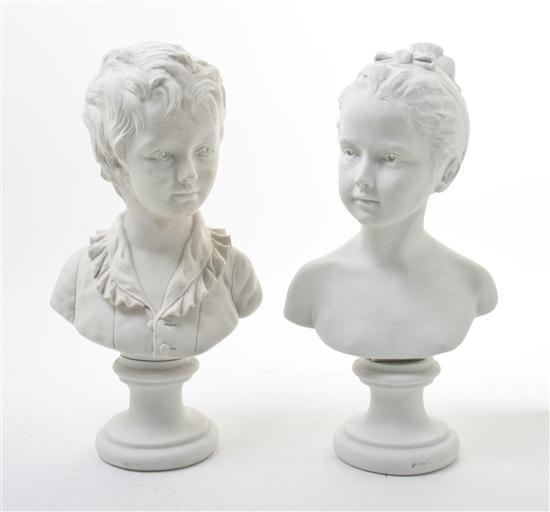* A Pair of Capodimonte Bisque