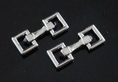 A pair of Cartier platinum and