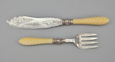 A Pair of Cased Victorian Fish