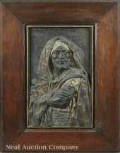 A Pair of Cast Iron Plaques of