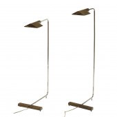 A PAIR OF CEDRIC HARTMAN BRASS