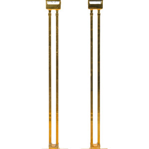 A Pair of Chapman Polished Brass