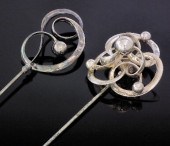 A pair of Charles Horner silve
