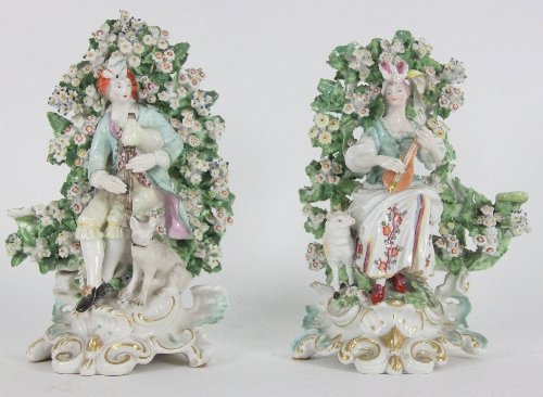 A pair of Chelsea Derby figures