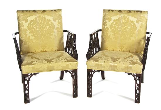 * A Pair of Chinese Chippendale