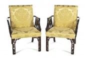 * A Pair of Chinese Chippendal