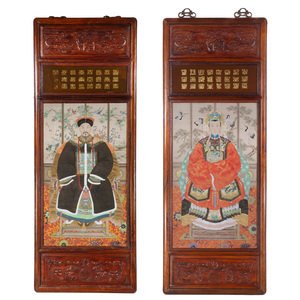A Pair of Chinese Ancestor