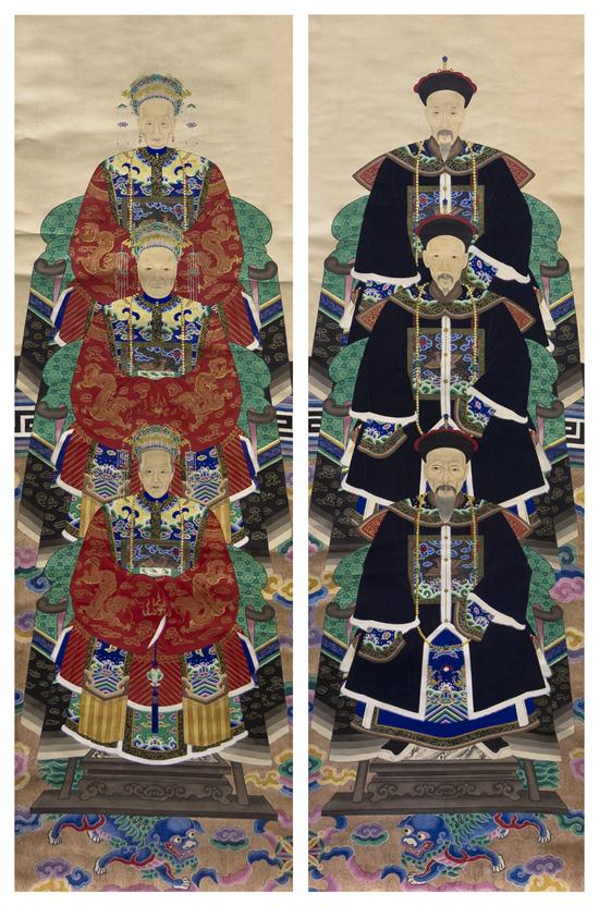 *A Pair of Chinese Ancestral