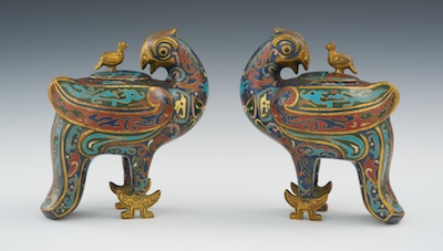 A Pair of Chinese Archaistic