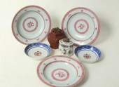 A pair of Chinese armorial sau