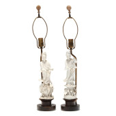 A PAIR OF CHINESE BLANC DE CHI