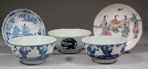 A pair of Chinese blue and white