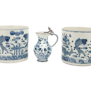 A Pair of Chinese Blue and White