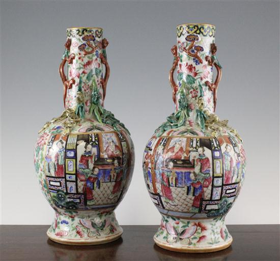 A pair of Chinese Canton