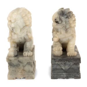 A Pair of Chinese Carved