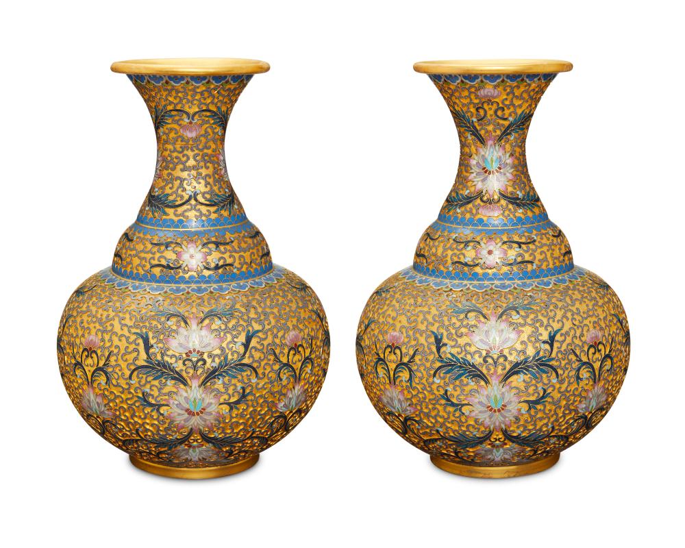 A PAIR OF CHINESE CLOISONNé