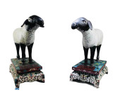 A PAIR OF CHINESE CLOISONNE SH