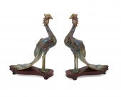 A PAIR OF CHINESE CLOISONNé PE