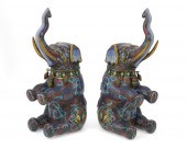 A PAIR OF CHINESE CLOISONNé EL