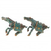 A PAIR OF CHINESE CLOISONNE EN