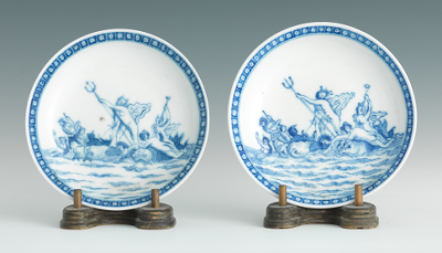 A Pair of Chinese Export Saucers
