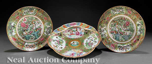 A Pair of Chinese Export Famille