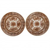 A PAIR OF CHINESE EXPORT BROWN