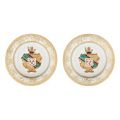 A PAIR OF CHINESE EXPORT PORCE