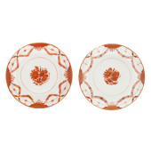 A PAIR OF CHINESE EXPORT PORCE