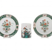 A Pair of Chinese Export Famil