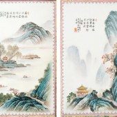 A Pair of Chinese Export Famil