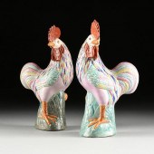 A PAIR OF CHINESE EXPORT FENCA