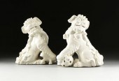 A PAIR OF CHINESE EXPORT BUDDH