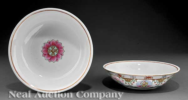 A Pair of Chinese Famille Rose