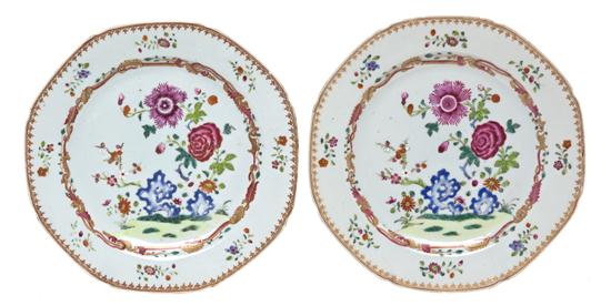 A Pair of Chinese Famille Rose