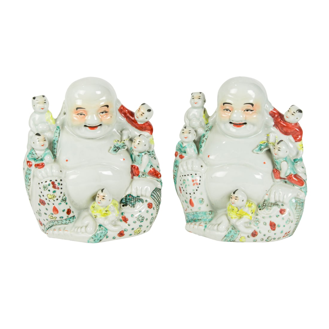 A PAIR OF CHINESE FAMILLE ROSE