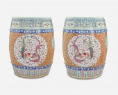 A PAIR OF CHINESE FAMILLE ROSE