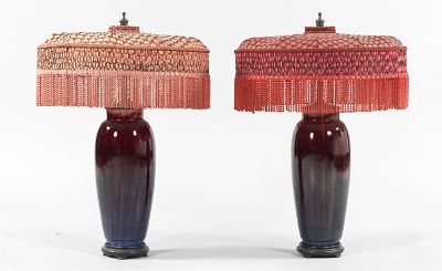 A Pair of Chinese Flambe