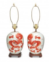 A PAIR OF CHINESE GIANJIANGCAI