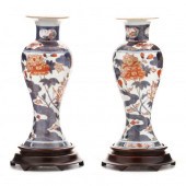 A PAIR OF CHINESE IMARI PORCEL