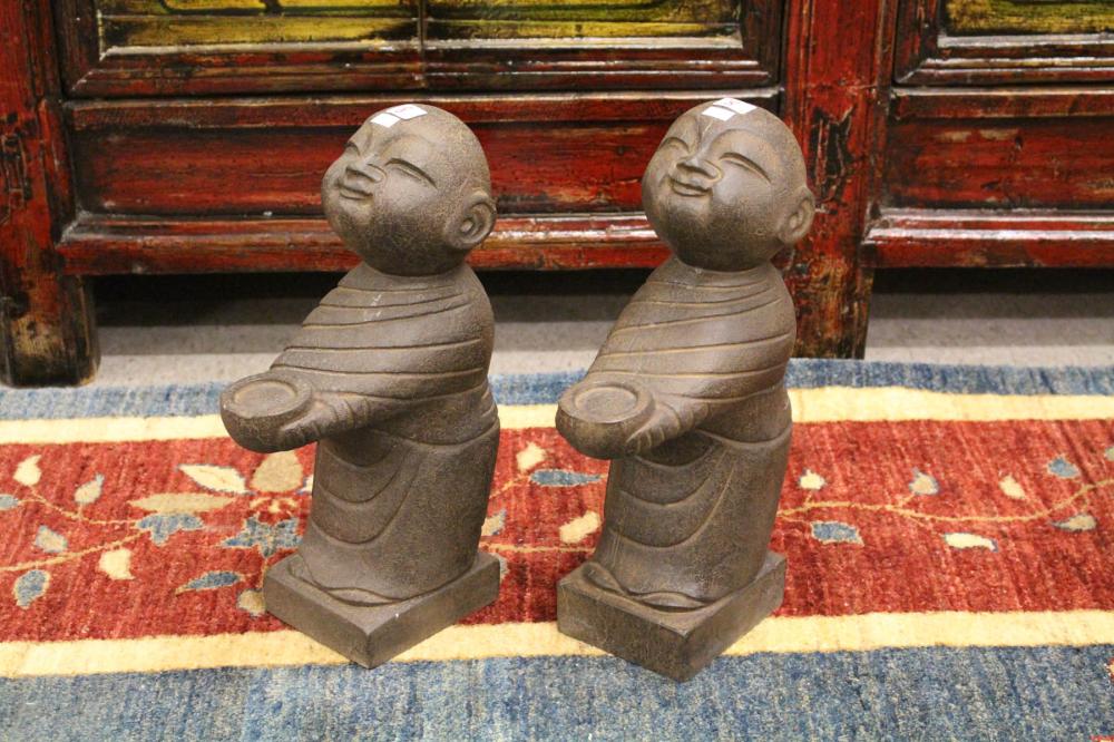 A PAIR OF CHINESE INFANT TEMPLE