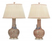 A PAIR OF CHINESE MILLEFLEUR P