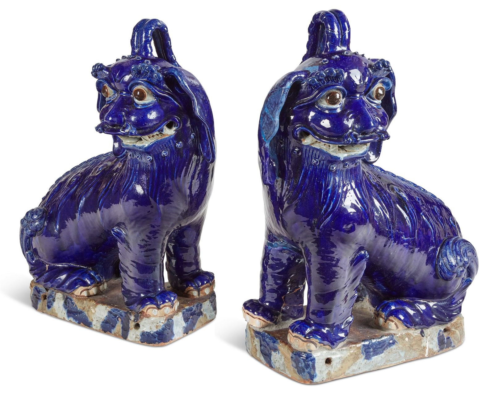 A PAIR OF CHINESE MODELS OF