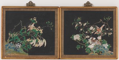 A Pair of Chinese Paintings on