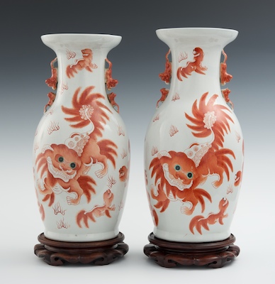 A Pair of Chinese Porcelain Vases