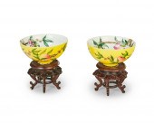 A PAIR OF CHINESE PORCELAIN PE