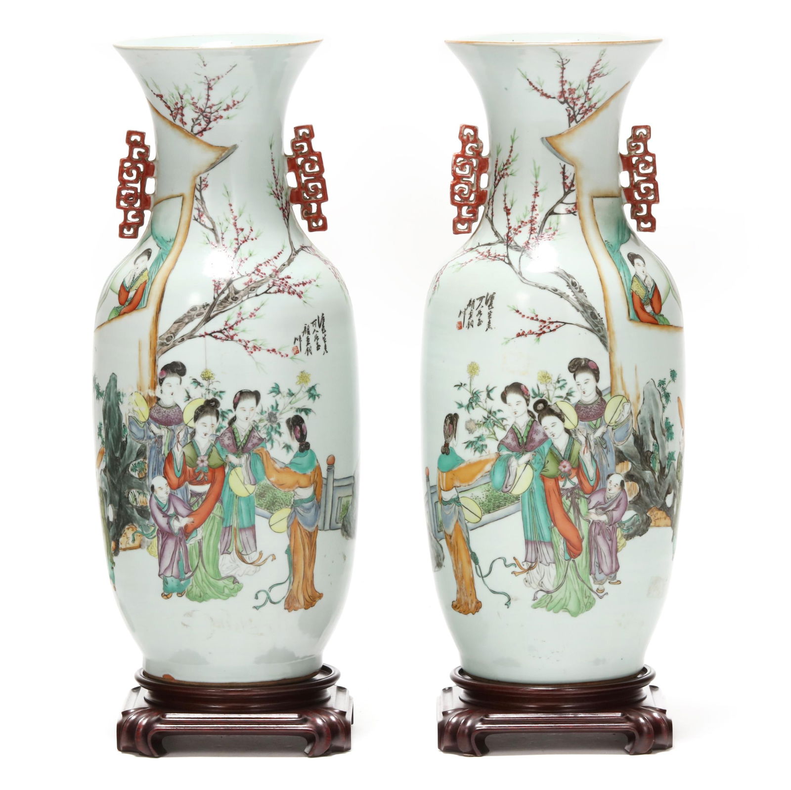 A PAIR OF CHINESE QIANJIANG CAI